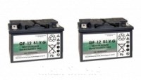 Batterie-Satz wartungsfrei 24 V/105 Ah 5, für RA 55/66 BM 60, 2 Stück p. Satz