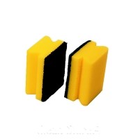 Topfschwamm gelb-schwarz klein 7x9,5cm