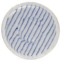 PolyPad weiß mit blauen Streifen 305mm (12")