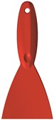 Spachtel HACCP 250x110mm mit Kunststoffgriff PP rot
