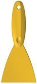 Spachtel HACCP 250x110mm mit Kunststoffgriff PP gelb